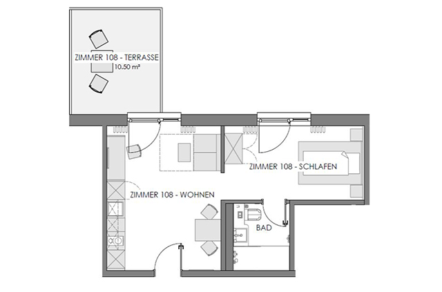 INhouse - Boardinghouse Ingolstadt - Apartments - Deluxe